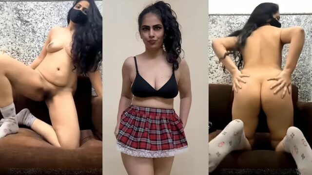 MMS of Desi GF Riya Malhotra Squeezing Big Boobs and Fingering Wet Pussy